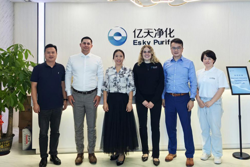 Purafil高層領(lǐng)導(dǎo)一行到訪億天凈化，深化戰(zhàn)略合作